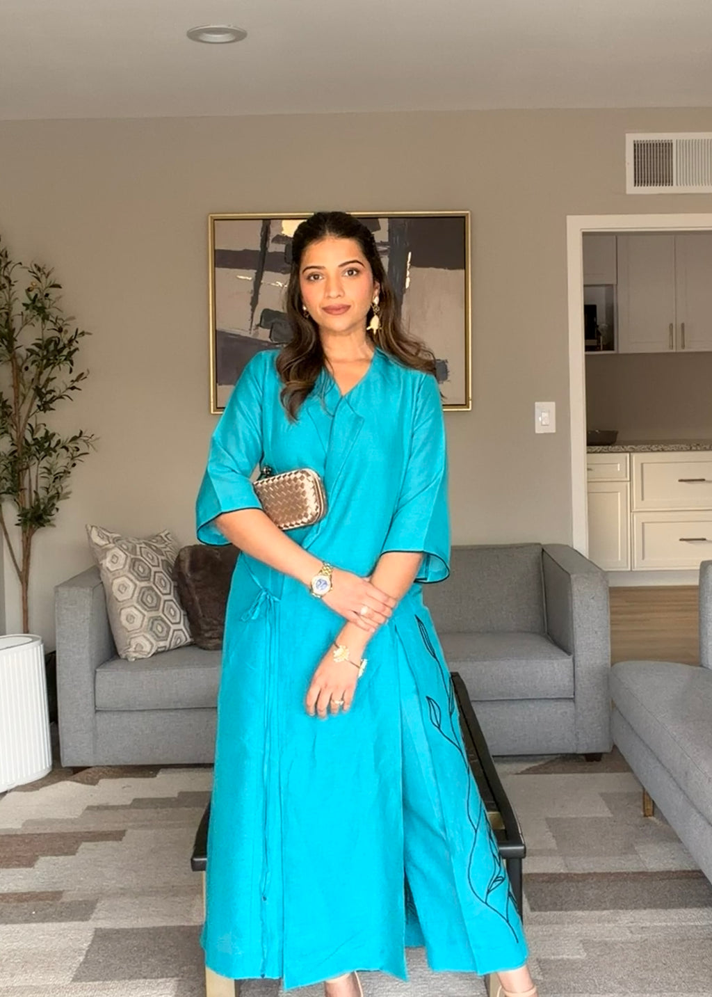 Shreya Kothari in our Meher Kurta Set