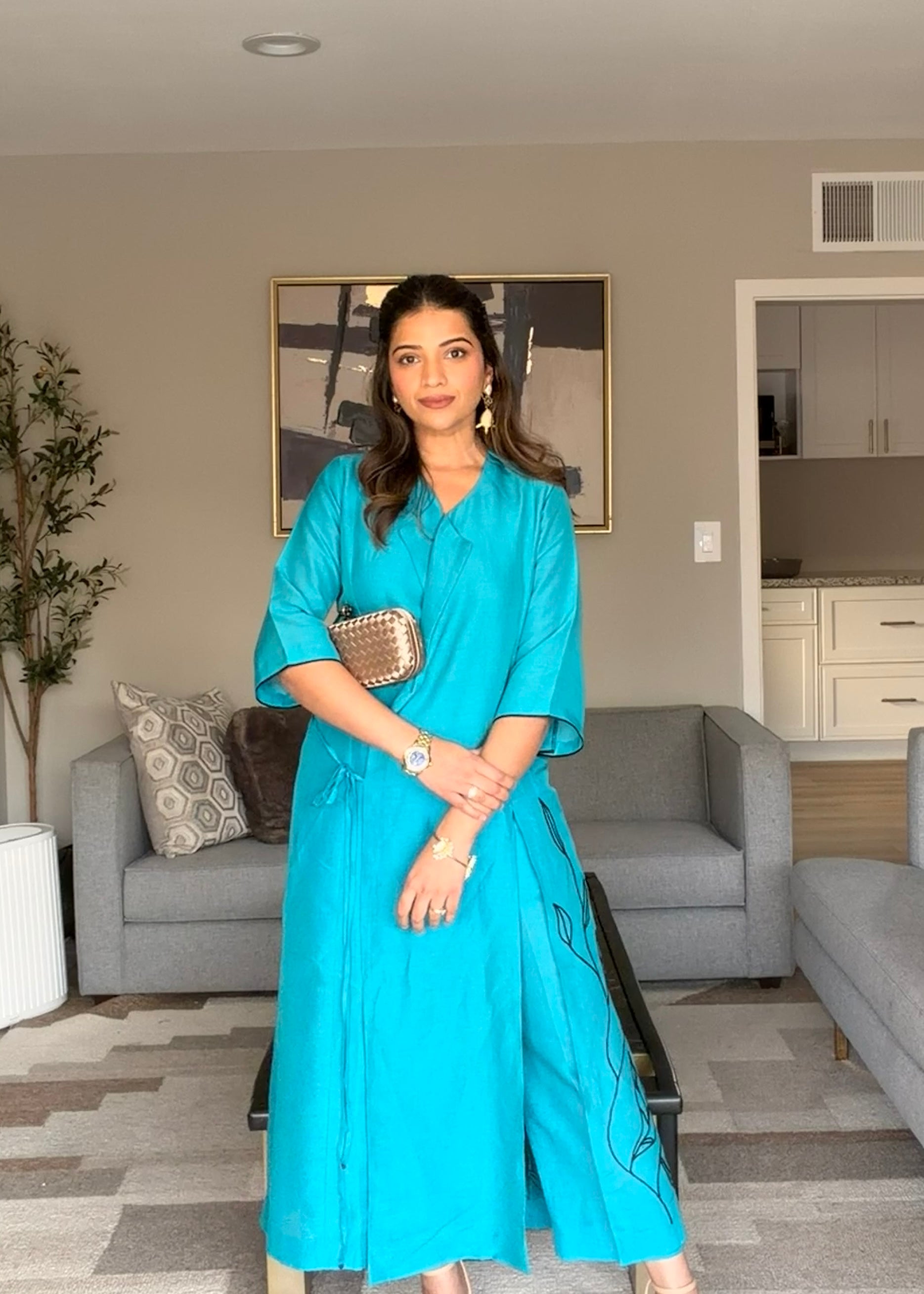 Shreya Kothari in our Meher Kurta Set