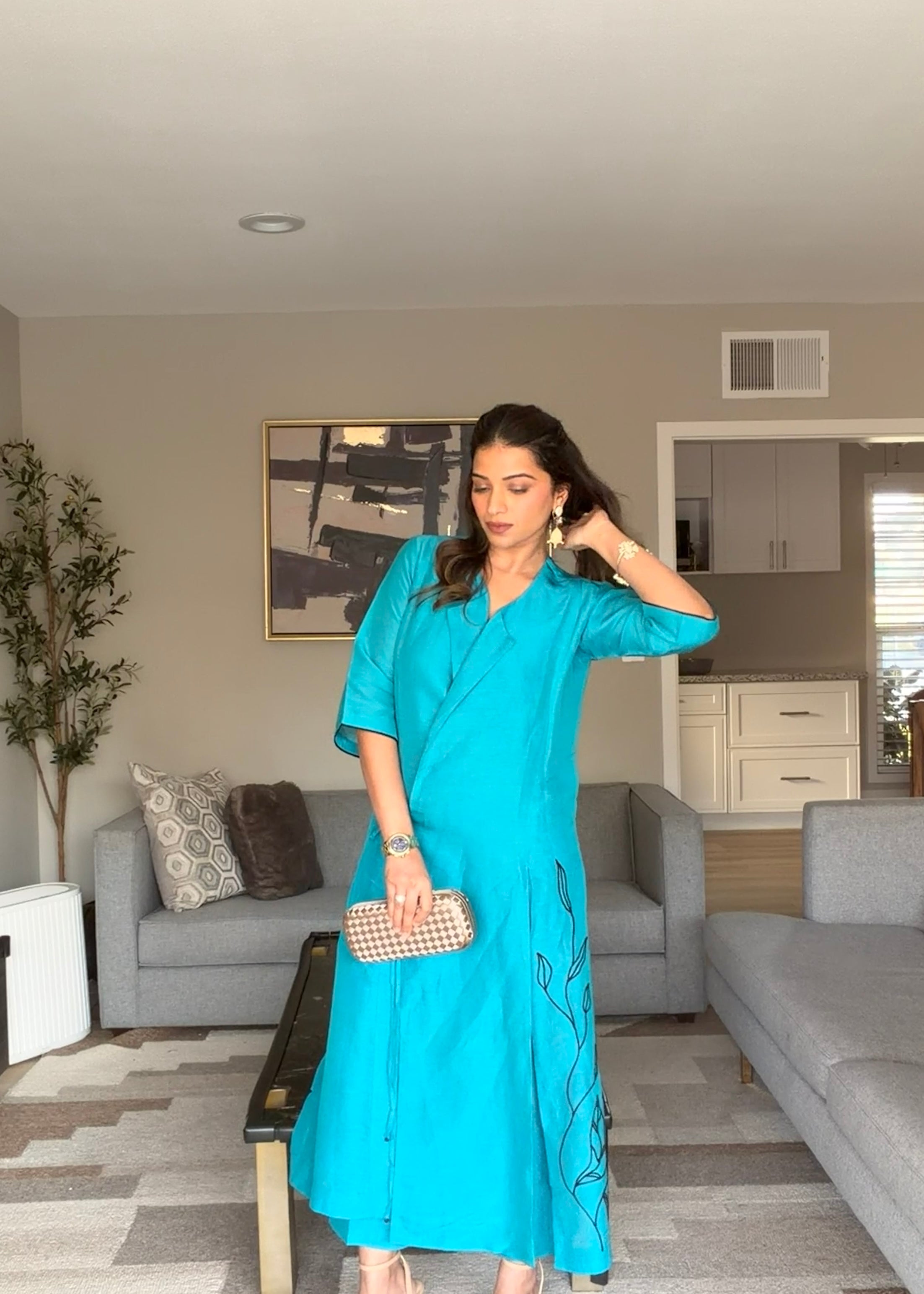 Shreya Kothari in our Meher Kurta Set