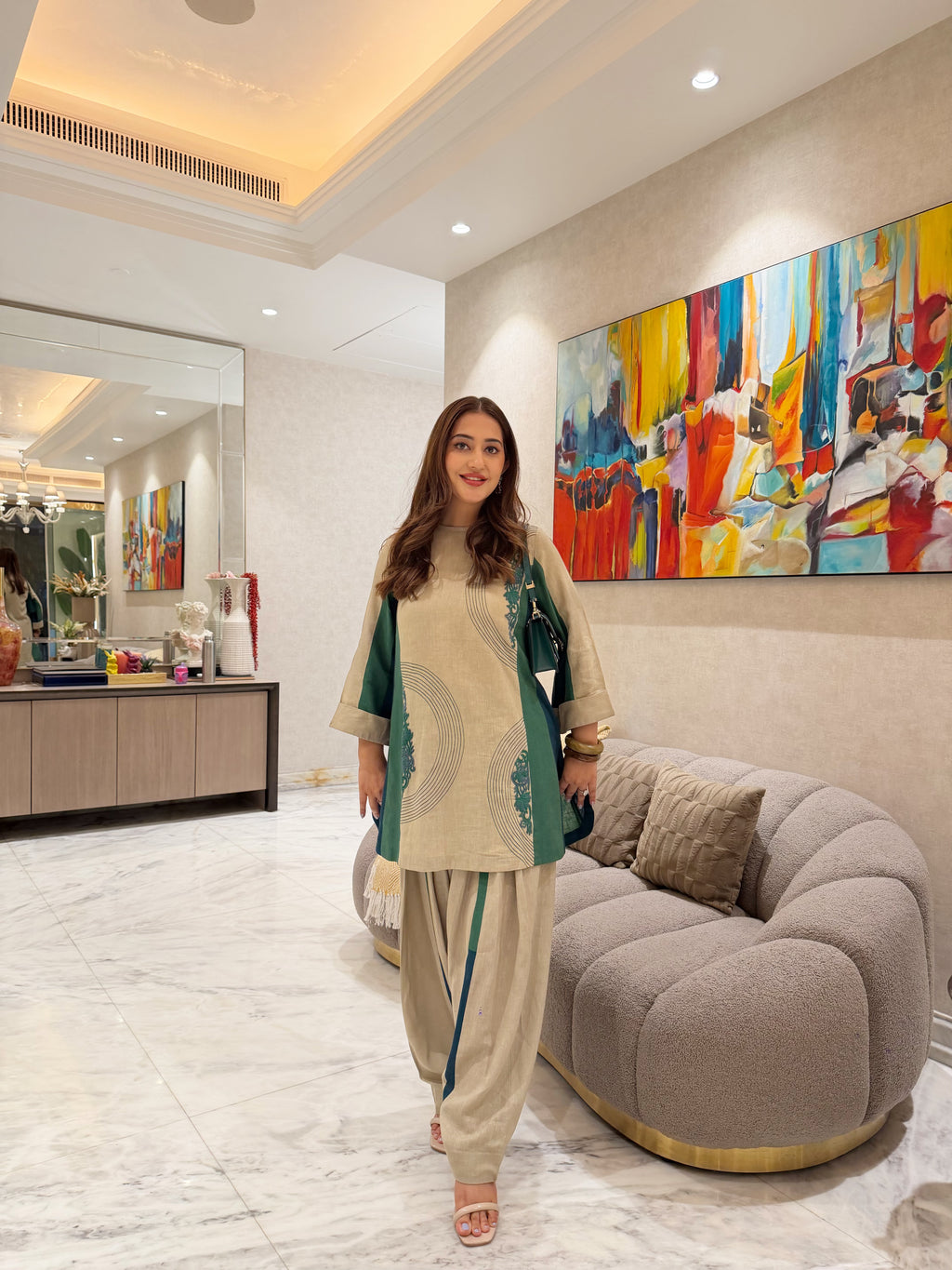 Tripti Bisth Gulati in our Vrit kurta set