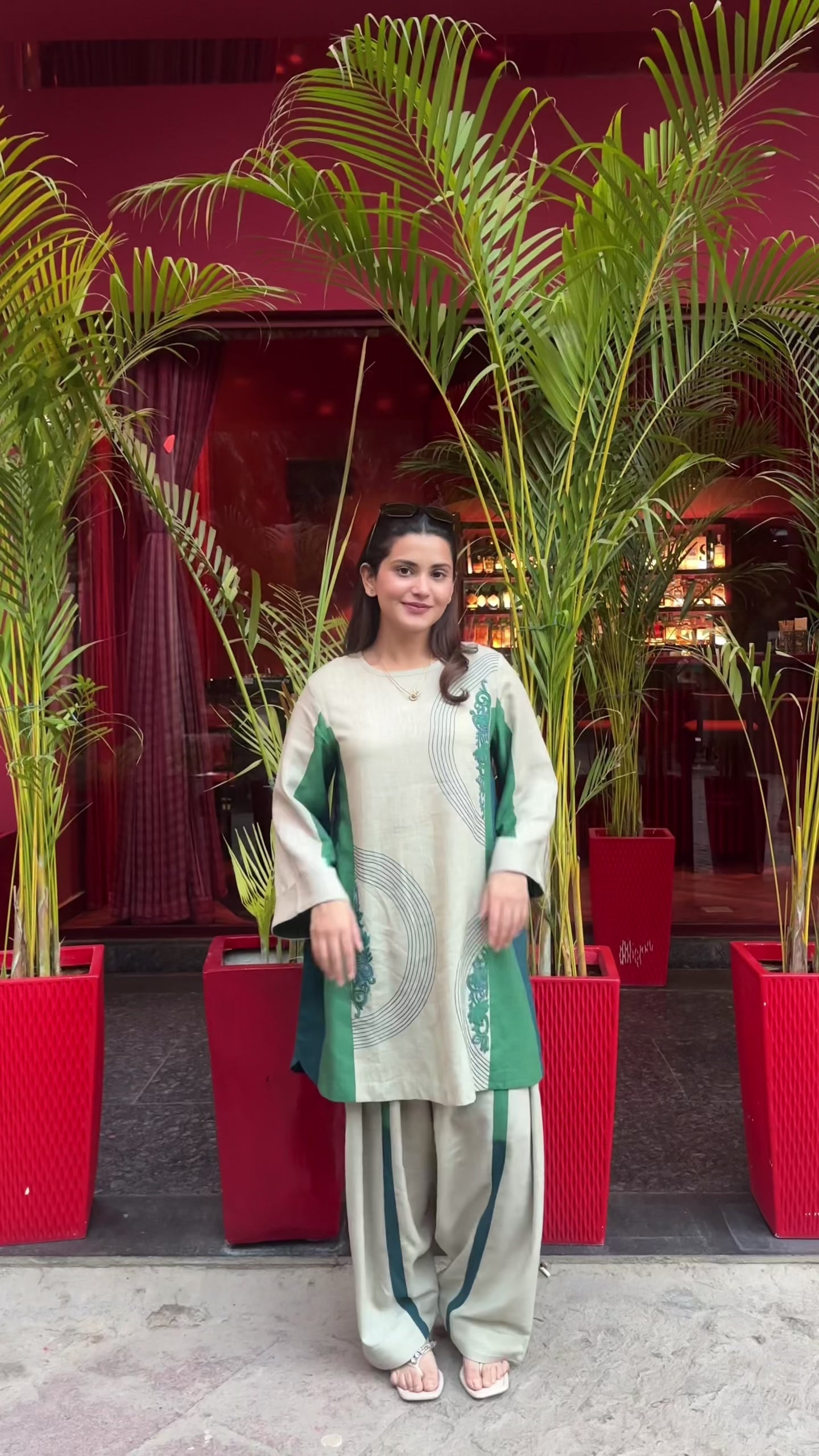 Anisha Vig in our Vrit kurta set